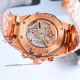 HBF replica audemars piguet royal oak chronograph rose gold black dial watch (8)_th.jpg